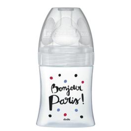 Dodie Sensation + Biberón Anticólico Paris de Vidrio 150 ml, Tetina Plana para Leche Materna, Sin BPA, Antifugas Precio: 24.89999952. SKU: B1CY6RQEZM