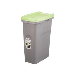 Papelera Con Sujecion Bolsa 25L Verde Stefanplast 24X51CM (6 Unidades) Papelera Con Sujecion Bolsa 25L Verde Stefanplast 24X51CM (6 Unidades)