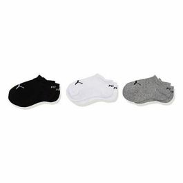 Calcetines Tobilleros Deportivos Puma Kids Quarter CDT 3 pares Multicolor 23-26 Calcetines Tobilleros Deportivos Puma Kids Quarter CDT 3 pares Multicolor 23-26