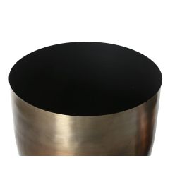 DKD Home Decor Macetero Moderno Fashion golden 23 Dorado Cobrizo Metal Set de 3 Piezas 40 x 40 x 62 cm