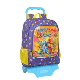 Mochila Escolar con Ruedas SuperThings Guardians of Kazoom Morado Amarillo (32 x 42 x 14 cm) Precio: 31.9938641. SKU: S4306428