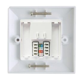 Lanview CAT6 Faceplate Single Gang UK Type 86*86mm Lanview CAT6 Faceplate Single Gang UK Type 86*86mm