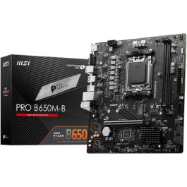MSI PRO B650M-B Placa Base AMD B650 Socket AM5 Micro ATX DDR5-SDRAM Compatible con AMD Ryzen 7th Gen 911-7E28-005