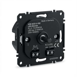 Busch-Jaeger Einsatz 6523 U-102 - Dimmer Drehbetätigung 100W/VA - UP Precio: 87.8339. SKU: B1FHV57P89