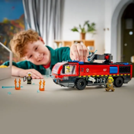 Lego City 60499 Camión de Bomberos del Aeropuerto, Juguete de Construcción para Niños 7+ Años