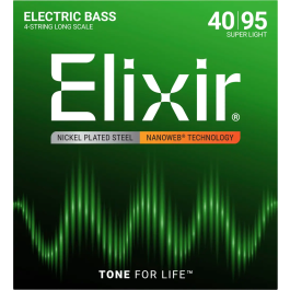 Elixir Juego Bajo Nanoweb XL 40-95 Cuerdas para Bajo Eléctrico Precio: 44.68999964. SKU: B18R7M94P5