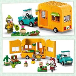 LEGO Animal Crossing 77054 Caravana de Gandulio y Tienda de Jardinería con 2 minifiguras y accesorios