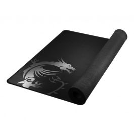 MSI X12-E89 Alfombrilla de ratón Gaming Agility GD80 extragrande, tela y caucho, base antiderrapante, Negro/Blanco