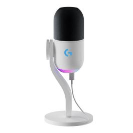 Un micrófono para juegos RGB premium con tecnología LIGHTSYNC, que cuenta con una cápsula dinámica personalizada y software avanzado, cápsula de rango medio Precio: 152.50000018. SKU: B17HX25JB3