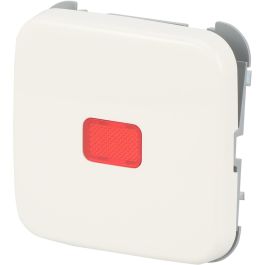 Busch-Jaeger 2CKA001731A0900 Wippe rote Kalotte *alpinweiss* Blanco Termoplástico Brillante