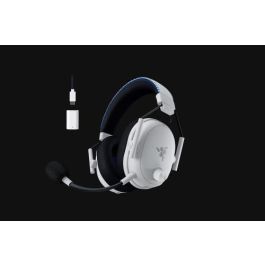 Razer BlackShark V3 Pro RZ04-05400600-R3G1 Auriculares Inalámbricos/Alámbricos Diadema Gaming Blanco con Noise Canceling y THX Spatial Audio