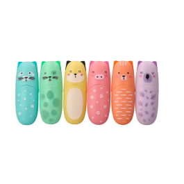 Imaginovo Rotulador Fluorescente Safari Glow Pastel Animales Caja 6 Unidades Surtidas