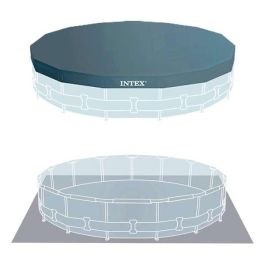 Piscina Desmontable Intex Prism Frame 14.614 l Gris 457 x 107 cm Piscina Desmontable Intex Prism Frame 14.614 l Gris 457 x 107 cm