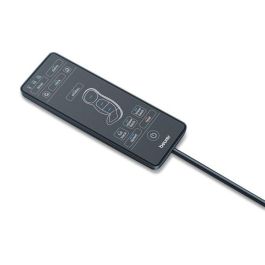 Beurer MG-254 Funda Asiento Masaje Shiatsu con Calor y Luz para Espalda y Cuello, Ajustable