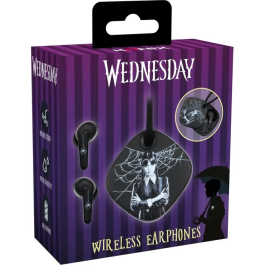 Konix AABJK81109 Auriculares Inalámbricos, 6h Batería + 22h Estuche Carga, Resistencia Agua IPX4, Negro