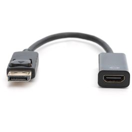 Digitus Adaptador/convertidor DisplayPort a HDMI, DA-70836, 0.15m, Macho a Hembra, Negro, DisplayPort 1.1a