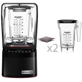 BLENDTEC - S885D2101-EUB1GB1A-K - BATIDORA STEALTH 885 + 2 JARRAS FOURSIDE + 2 TAPAS BLANDAS - 22.9x21.8x43.9 cm - NEGRO Precio: 1837.49999961. SKU: B153CVWXRH