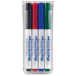 Edding 661 Rotulador para Pizarra Blanca Punta Redonda 1-2 mm, Blíster de 4 Unidades Colores Surtidos Precio: 4.58999948. SKU: B1K6662AJJ