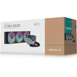 DeepCool LT240 Kit Refrigeración Líquida AIO 240mm ARGB 2x 120mm PWM Alto Rendimiento Compatible Intel LGA 1700 Espejo Infinito