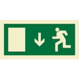 GO 200X100 DOWN EXIT SIGN Precio: 5.50000055. SKU: B1AV244EW8