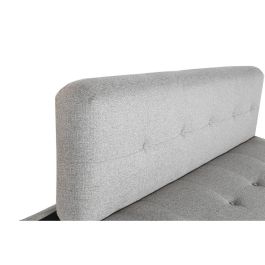 DKD Home Decor Sofá Cama Scandi de Poliéster y Rubberwood Gris 80 x 76 x 172 cm