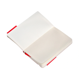 Antartik Cuaderno A6 Tapa Blanda Cuadriculado Rojo 100 Hojas 80gr FSC Antartik Notes