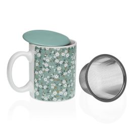Taza con Filtro para Infusiones Versa Bellis Verde Gres Precio: 7.95000008. SKU: B18657EA35
