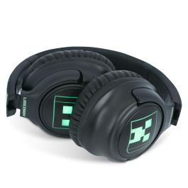 OTL Technologies Auriculares Inalámbricos Gaming Minecraft LED Bluetooth 5.3 con Micrófono y hasta 50h Batería