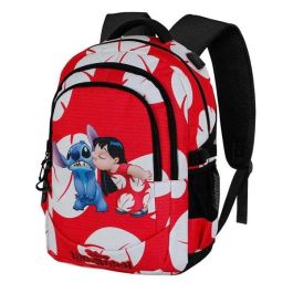 Karactermania Mochila Lilo y Stitch Run. Plus FAN K 44x34x21 cm Ripstop Roja Gran Capacidad