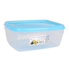 Dem Fiambrera Hermética Rectangular 5L Apta Microondas 29.5x21.5x11.7 cm (8 Unidades)