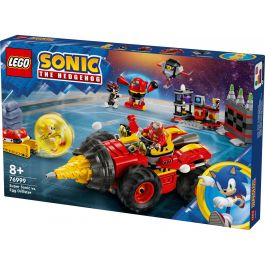 LEGO 76999 Sonic the Hedgehog Super Sonic vs. Egg Drillster, con Shadow y el Dr. Eggman