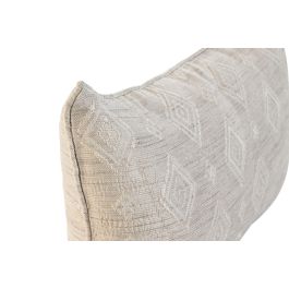 DKD Home Decor Cojín Tradicional Jaquard1 23 Polyester 30x50x50 cm Beige 380 gr