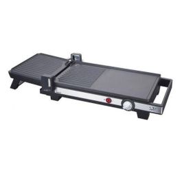 PLANCHA PARA ASAR DOBLE JATA GR269 - 2200W - 410*250MM SUPERFICIE MIXTA - PLACA SUPERIOR RAYADA 180*245MM - TERMOSTATO REGULABLE - ASAS TOQUE FRÍO