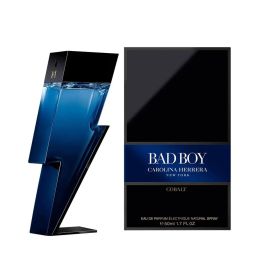 Carolina Herrera BAD BOY COBALT Eau de Parfum para Hombre 50 ml Vaporizador - Esencia Electrizante y Mineral con Notas de Roble Ahumado
