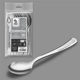 Best Products Cuchara Reutilizable Plata 17 cm 10 Unidades Precio: 1.49999949. SKU: B1EDA88X3Y