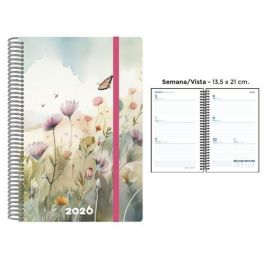 Agenda Anual (2026) Senfort Decorada Espiral Tapa Pp Con Goma 135X210 S/V Mariposa Agenda Anual (2026) Senfort Decorada Espiral Tapa Pp Con Goma 135X210 S/V Mariposa Precio: 10.50000006. SKU: B1EJAWGPHM