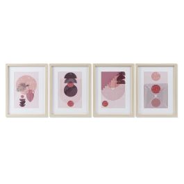 DKD Home Decor Cuadro Decorativo Scandi Abstracto de Pared Beige en Poliestireno (PS) 45 x 35 cm - Juego de 4 Unidades Precio: 18.60738. SKU: B17XV66967