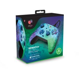 PDP Mando Rematch Advanced Glitch Green para Xbox Series X|S, Xbox One y PC – Alámbrico USB-C