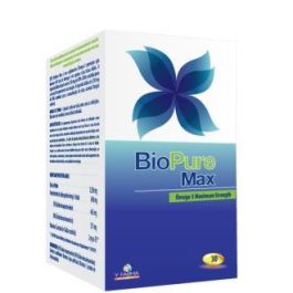 YFARMA Bio Pure Max Omega 3, 30 cápsulas, con 465mg EPA y 375mg DHA Precio: 18.5000002. SKU: B1489JSAVJ