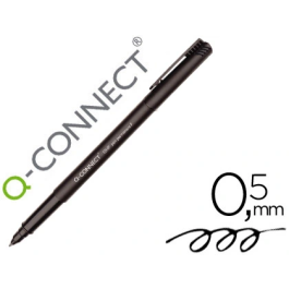 Q-connect Rotulador Retroproyeccion Punta Fibra Super Fina Redonda 0,5 mm Permanente Negro Precio: 8.49999953. SKU: B1J3AWEHN3