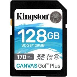 Tarjeta de Memoria Kingston CANVAS Canvas Go! Plus 128GB SD XC/ Clase 10/ 170MBs Precio: 17.78999959. SKU: B144L39S7N