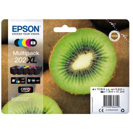 EPSON Multipack 5-colours 202XL Claria Premium Ink KIWI Precio: 119.50000051. SKU: S8405173