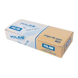 Milan Goma 403 grigante Miga De Pan 6,8x5,1x2,8 cm Blanco -Caja 3U-