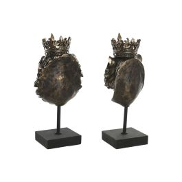 Figura Colonial DKD Home Decor Marron Oscuro 18 x 44 x 21 cm (2 Unidades) Figura Colonial DKD Home Decor Marron Oscuro 18 x 44 x 21 cm (2 Unidades)