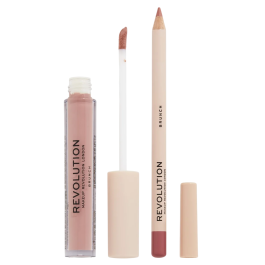 Set Makeup Revolution: Makeup Revolution, Liquid Lipstick, Brunch, 3 ml + Makeup Revolution, Precision, Lip Liner, Brunch, 1 g Precio: 14.49999991. SKU: B163TVDX6M
