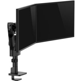 Neomounts DS65S-950BL2 Soporte de Mesa para 2 Monitores de 24-34" (61-86cm) hasta 11kg, Resorte de Gas, Pinza/Atornillado, Negro