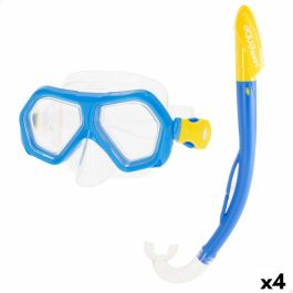 Gafas de Buceo con Tubo Infantiles AquaSport Azul (4 Unidades) Precio: 58.59000048. SKU: B1AF522282