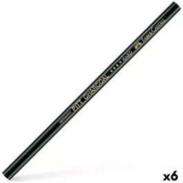 Lápiz Faber-Castell Pitt Charcoal Ecológico (6 Piezas) Precio: 11.79000042. SKU: S8421901