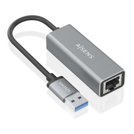 AISENS - CONVERSOR USB 3.0 A ETHERNET GIGABIT 10/100/1000 MBPS, GRIS, 15CM Precio: 10.50000006. SKU: B1KAV8BL8X
