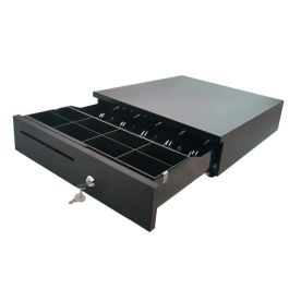 10POS CP-405N Cajón Portamonedas Manual y Automático Negro - 5/8 Compartimentos Ajustables, Cerradura 3 Posiciones, RJ12, 405x420x100mm Precio: 42.99111003. SKU: B1JSAMNE83